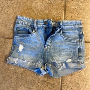 Treasure and bond denim shorts